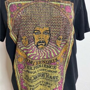 Jimi Hendrix Experience Fillmore East Concert Unisex Graphic Tee Small